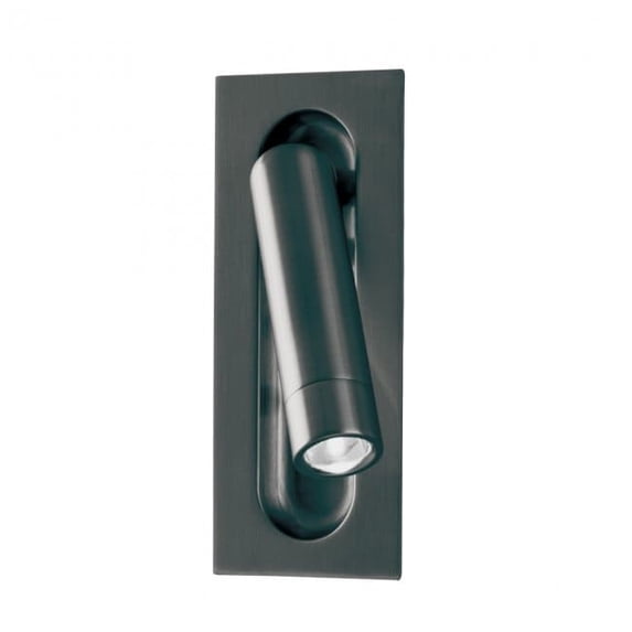 WAC Lighting Scope LED Adjustable Aluminum Wall Mounted Reading Light in Black