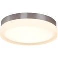 thumbnail image 1 of WAC Lighting Slice 9" LED 3000K Round Aluminum Flush Mount in Brushed Nickel, 1 of 3