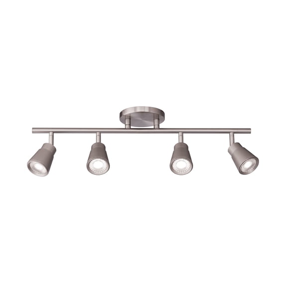 WAC Lighting Solo 4-Light LED Energy Star Aluminum Fixed Rail in Brushed Nickel