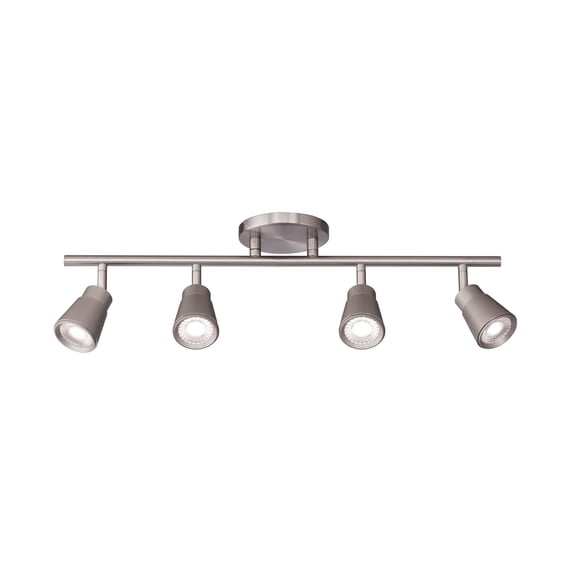 WAC Lighting Solo 4-Light LED Energy Star Aluminum Fixed Rail in Brushed Nickel