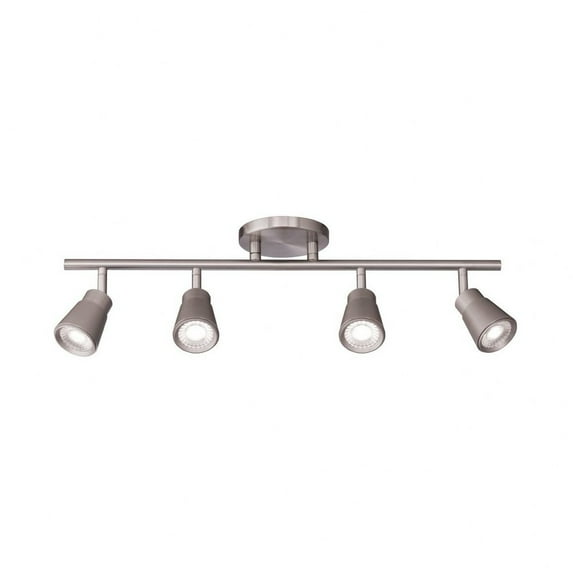 WAC Lighting Solo 4-Light LED Energy Star Aluminum Fixed Rail in Brushed Nickel