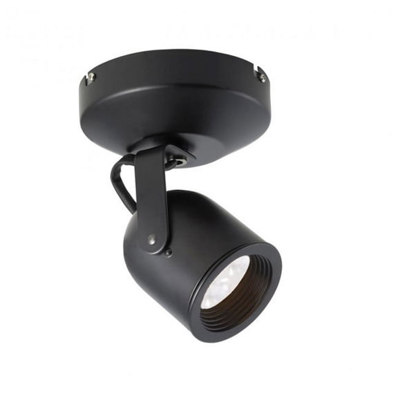WAC Lighting Spot 808 Aluminum LED Monopoint Spot Light in Black
