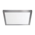 thumbnail image 1 of WAC Lighting Square 11" 1-Light 3500K Energy Star Aluminum Flush Mount in Nickel, 1 of 5
