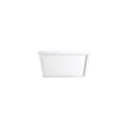 thumbnail image 1 of WAC Lighting Square 7" 1-Light 3500K Energy Star Aluminum Flush Mount in White, 1 of 3