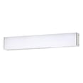 thumbnail image 1 of WAC Lighting Strip 18" 1-Light 2700K Aluminum Bathroom Vanity Light in Gray, 1 of 2