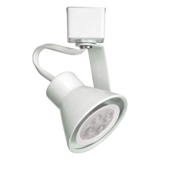 WAC Lighting TK-103 Aluminum H Track LED Line Voltage Track Head in White