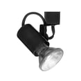 thumbnail image 1 of WAC Lighting TK-178 Aluminum H Track Line Voltage Track Head in Black, 1 of 3