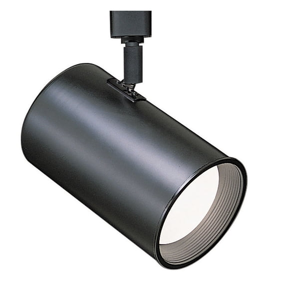 WAC Lighting TK-704 Aluminum L Track Line Voltage Track Head in Black