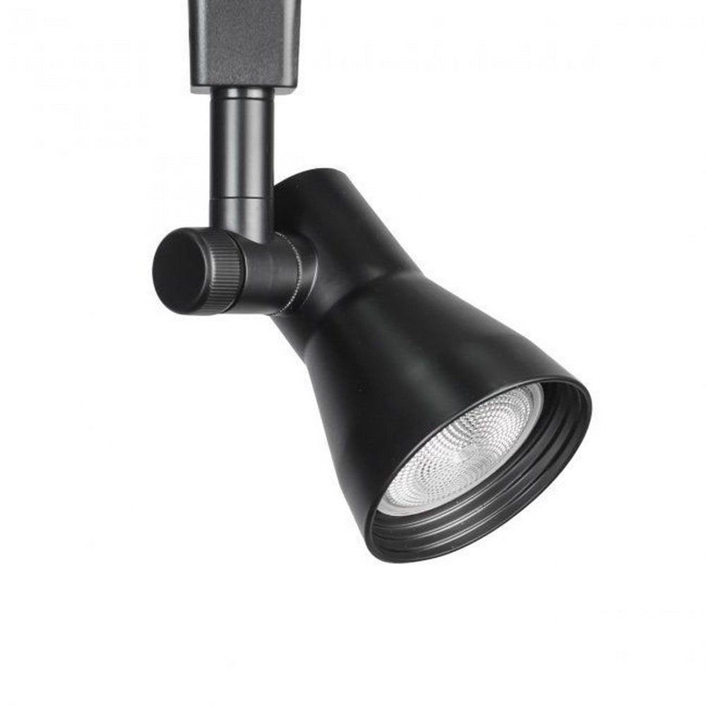 Minimalist Black Aluminum Line Voltage Track Head 4.5"