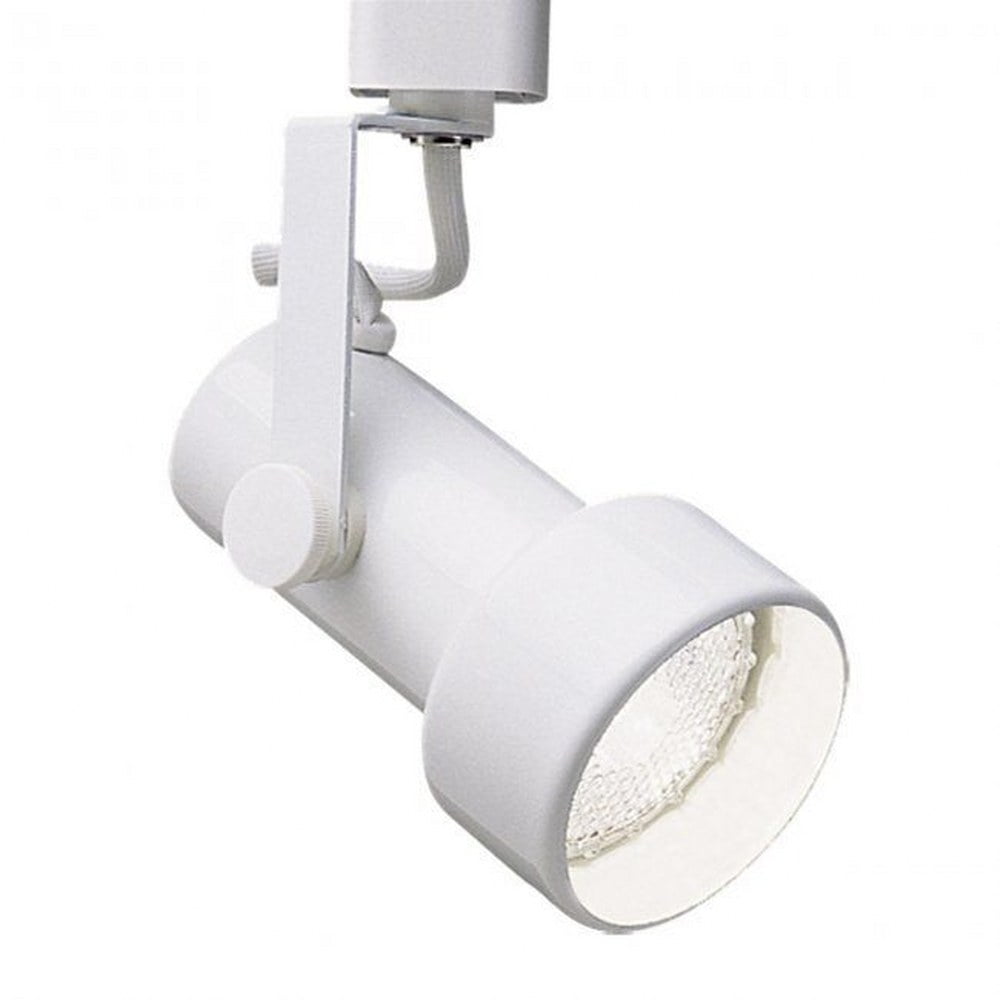 White Adjustable Metal Line Voltage Track Head