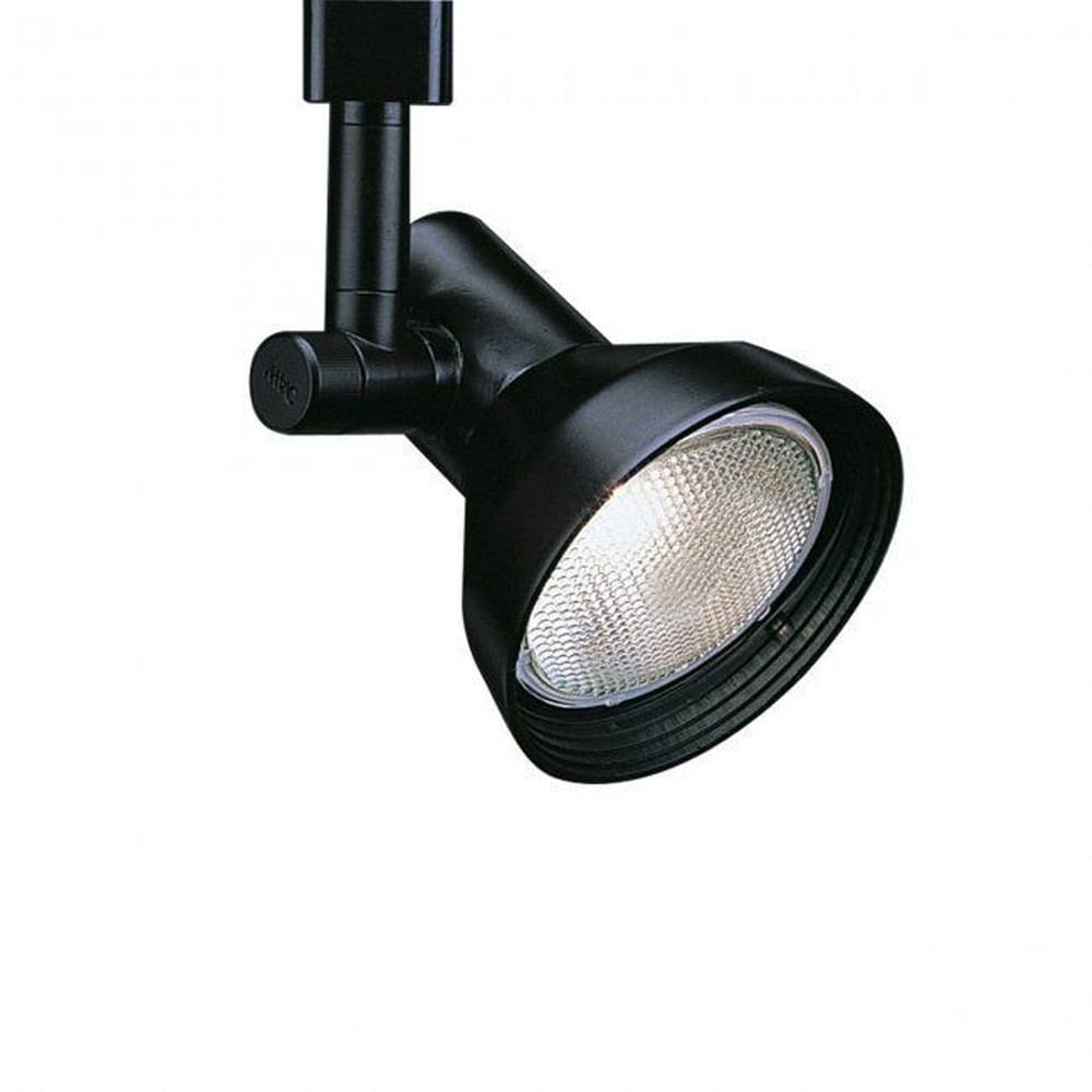 Sleek Minimalist Black Line Voltage Track Head 5" Fixture