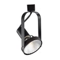 thumbnail image 1 of WAC Lighting TK-764 Aluminum H Track Line Voltage Track Head in Black, 1 of 3