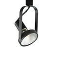 thumbnail image 1 of WAC Lighting TK-765 Aluminum J Track Line Voltage Track Head in Black, 1 of 3