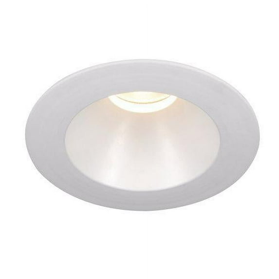 WAC Lighting Tesla LED 3in Open Round Trim 28 Degree Beam Angle Warm Light 3000K White