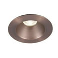 thumbnail image 1 of WAC Lighting Tesla LED 3in Shower Round Trim 28 Degree Beam Angle Cool Light 4000K Copper Bronze, 1 of 1