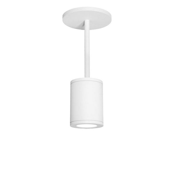 WAC Lighting Tube Arch. 5' LED Pendant 4000K Flood, White - DS-PD05-F40-WT