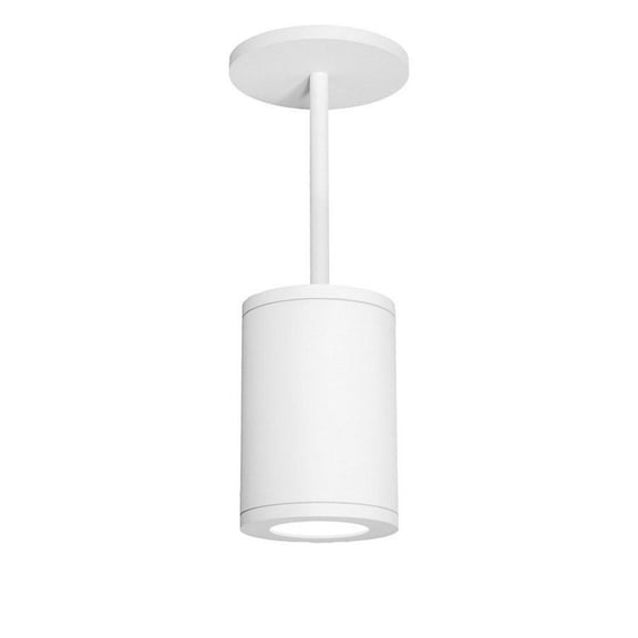 WAC Lighting Tube Arch. 6' LED Pendant 4000K Spot, White - DS-PD06-S40-WT
