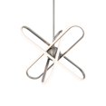 thumbnail image 1 of WAC Lighting Valerius 24" LED 3000K Mid-Century Aluminum Pendant in Nickel, 1 of 3