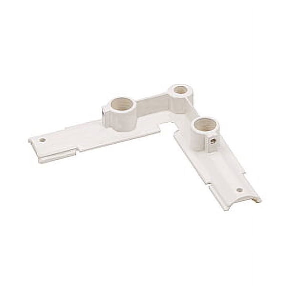 WAC Lighting W 2 Circuit Surface Mount Track L Connector Suspension Mount White