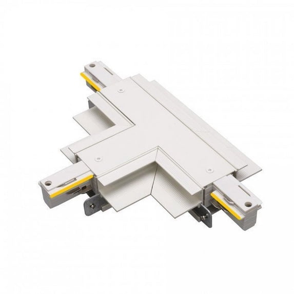 WAC Lighting W Track 277V L Connector Flanged Left White