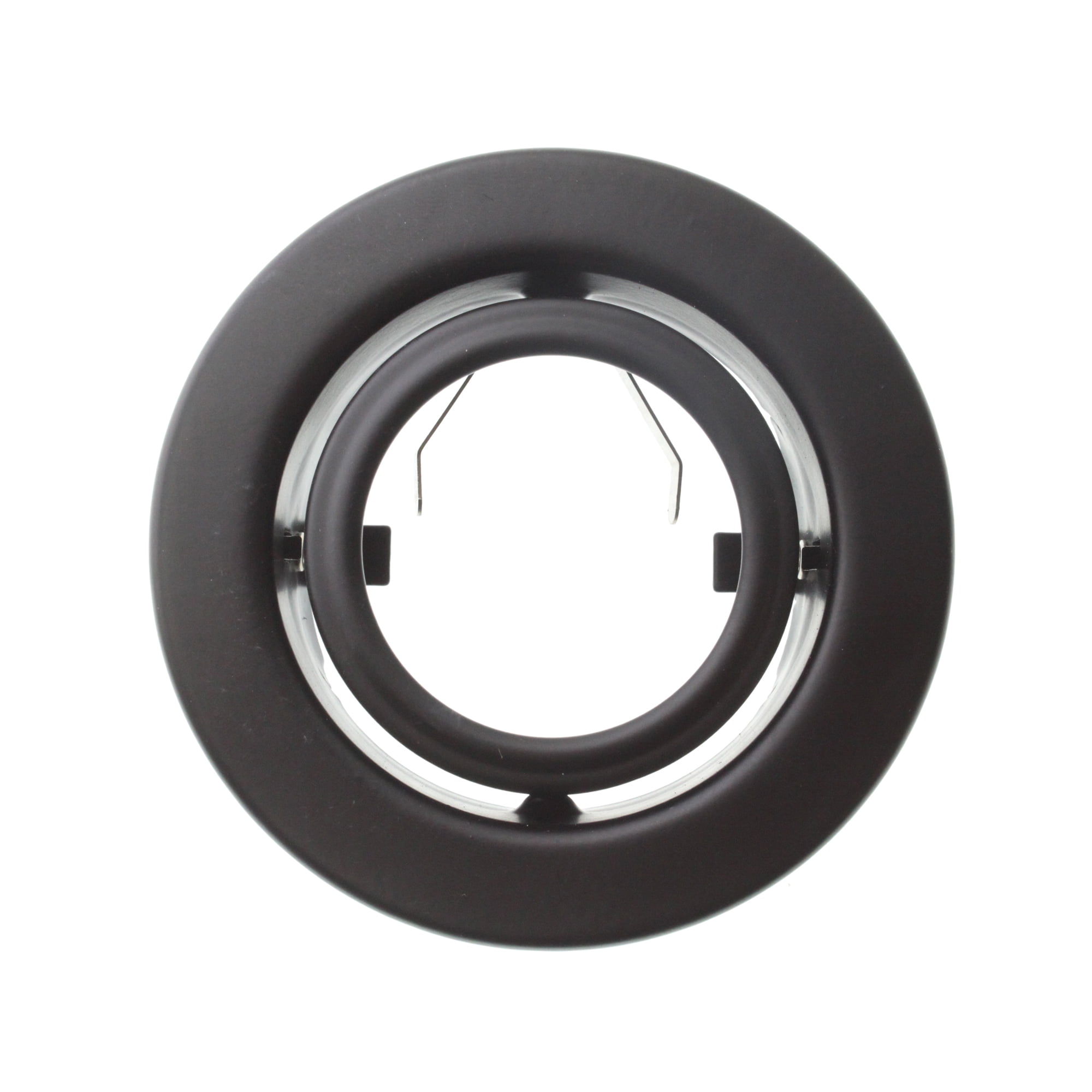 Sleek 2.5" Black Aluminum & Steel Adjustable Recessed Light Trim