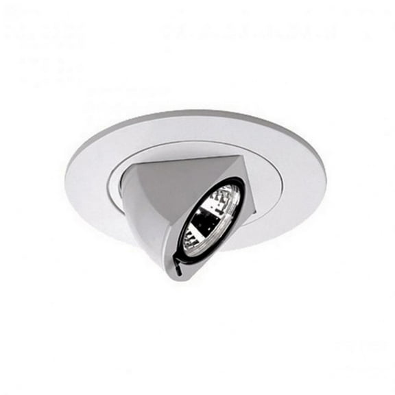 WAC Lighting WAC 4" Round Aluminum Adjustable Directional Trim in White