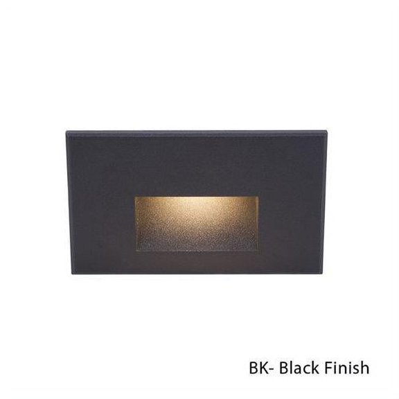 WAC Lighting WL-LED100-C-BK LEDme Horizontal Step and Wall Light in Black