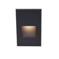thumbnail image 1 of WAC Lighting WL-LED200-AMBK LED Step Light Rectangular Scoop,Black, 1 of 6