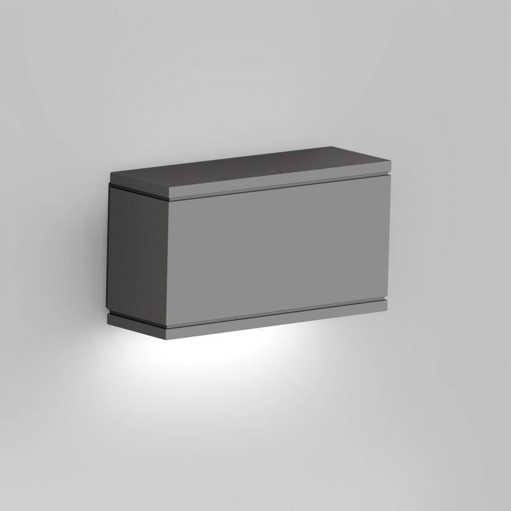 Rubix Graphite Dimmable LED Outdoor Wall Sconce