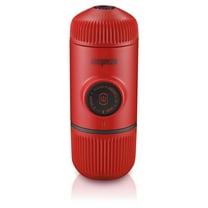 WACACO Nanopresso Portable Espresso Maker, Upgrade Version of Minipresso, 18 Bar Pressure, Mini Travel Coffee Machine, Manually Operated, Perfect for Camping and Hiking, Red