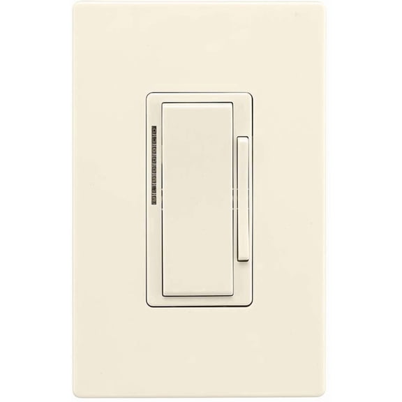 WACD-LA-SP-L Wi-Fi Smart Dimmer Switch, 3-Way 120V Decora Slide Light Switch, Almond, Compatible with Alexa & Google Home