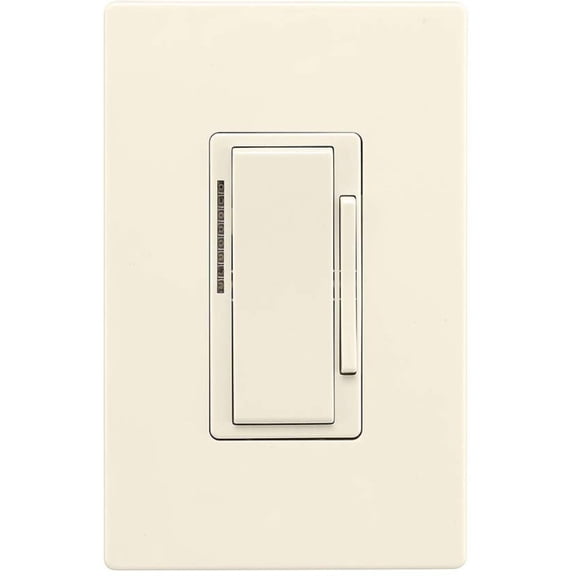 WACD-LA-SP-L Wi-Fi Smart Dimmer Switch, 3-Way 120V Decora Slide Light Switch, Almond, Compatible with Alexa & Google Home