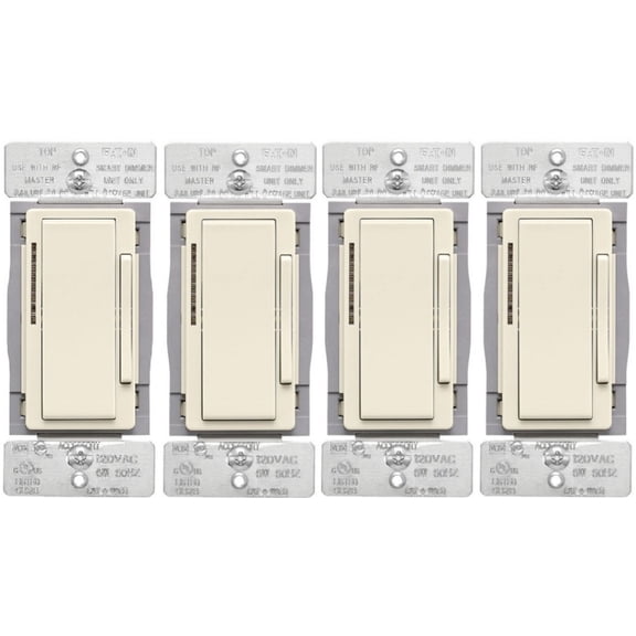 WACD-LA-SP-L Wi-Fi Smart Dimmer Switch, 3-Way 120V Decora Slide Light Switch, Almond, Compatible with Alexa & Google Home