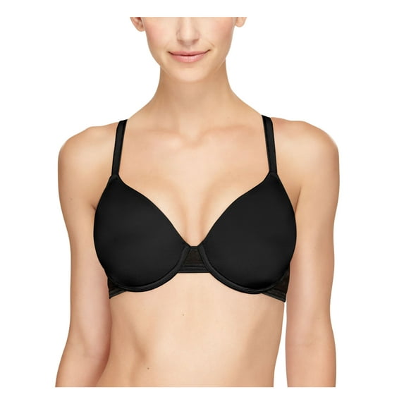 WACOAL Intimates Black Adjustable Strap Everyday Full Coverage Bra Size: 34DD