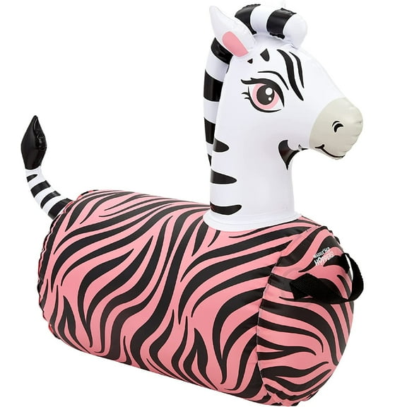 WADDLE Hip Hopper Animal Hopper For Toddlers and Kids, With Pump, Ages 2 and Up, Zebra