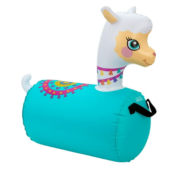 WADDLE Hip Hopper Inflatable Kids Hopping Animal, Age 2 and Up, Up to 85 Pounds, Llama