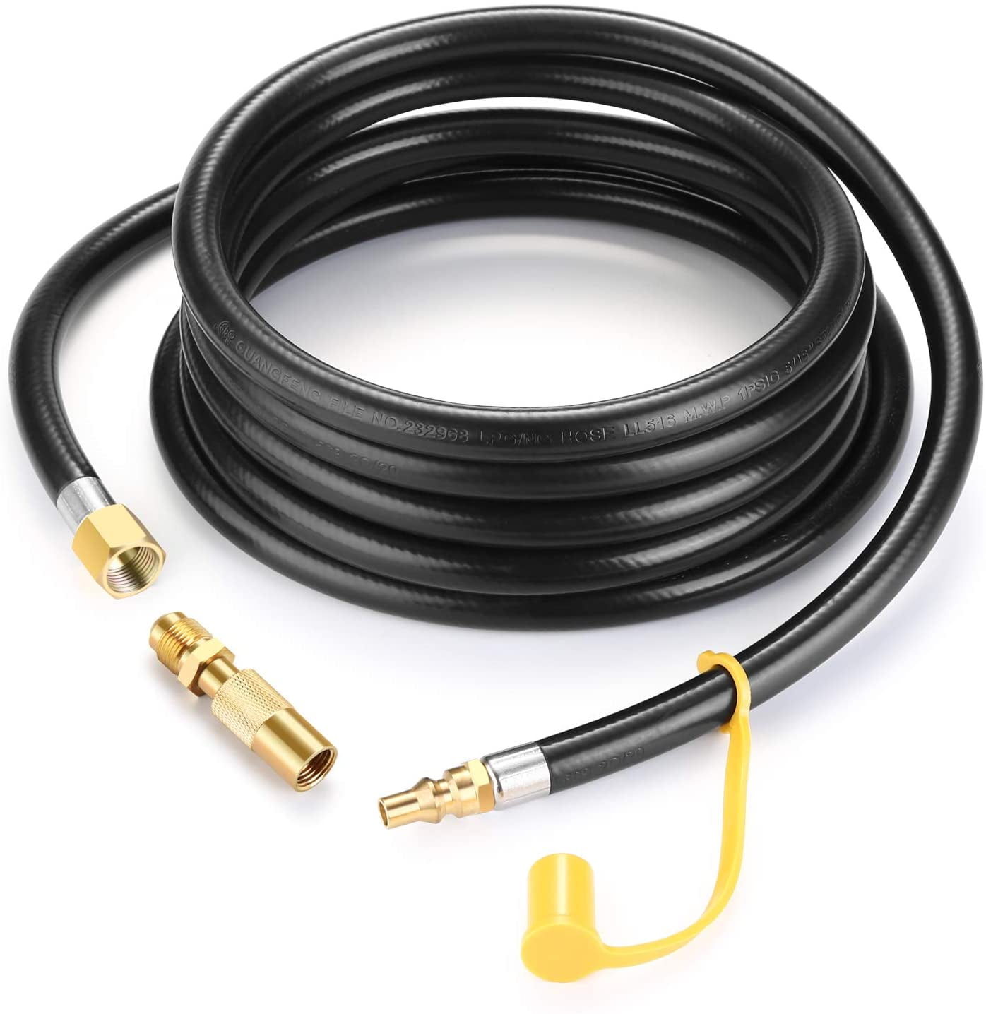 WADEO 12FT RV Quick Connect Propane Hose for RV to Grill, Propane