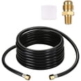 thumbnail image 1 of WADEO 20FT Propane Hose Assembly with Both 3/8" Female Flare for Gas Grill, RV, Fire Pit, Heater, etc, Included a Pipe Fitting 3/8" Flare x 1/8" MNPT, 1 of 6