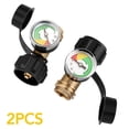 thumbnail image 2 of QCC1 Propane Tank Adapter LP Propane Tank Gauge Level Indicator - Upgraded Adapter For 5-100lb Tanks With QCC1 Connection CAMCO Propane Tanks Replacement Parts 2 of 14