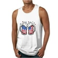 thumbnail image 1 of WAENQINLA American Flag Tank Top for Men Big and Tall Fitness Men Sleeveless Tee Shirts Gym Workout Funny USA 4th of July Shirt, 1 of 3