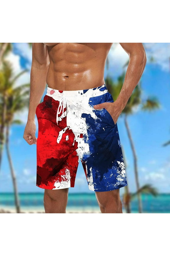Big and Tall Mens Swim Trunks Quick Dry Drawstring Running Bathing Suits Elastic Waist Summer Beach Shorts Mens Board Shorts Clearance