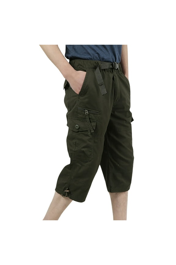 Cargo Shorts for Men Relaxed Fit Athletic Shorts Outdoor Military Short Pants Classic Running Cargo Shorts with Pockets
