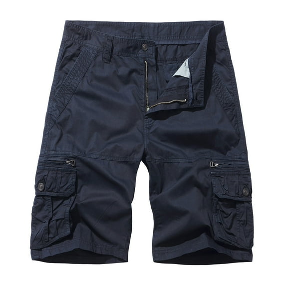 WAENQINLA Cargo Shorts for Men Relaxed Fit Work Shorts Outdoor Military Short Pants Classic Hiking Cargo Shorts with Pockets