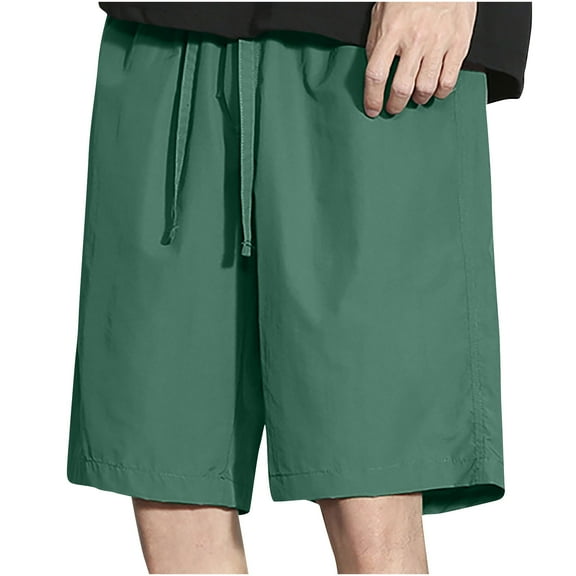 WAENQINLA Cargo Shorts for Men Summer Drawstring Casual Shorts Lightweight Beach Cargo Shorts with Multi Pockets Gifts for Men