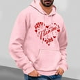 WAENQINLA Happy Valentine's Day Sweatshirt for Men 2025 Love Heart