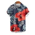 thumbnail image 1 of WAENQINLA Hawaiian Shirt for Men, Floral Tropical Shirts Casual Summer Short Sleeve Button Down Shirt Vacation Outfits Beach Shirt 2025, 1 of 4