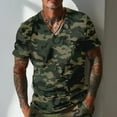 thumbnail image 1 of WAENQINLA Men's Camo T-Shirt Summer Camouflage Casual V-Neck T-Shirt with Pocket Casual Short Sleeve Fitness Stretchy T-Shirt, 1 of 8