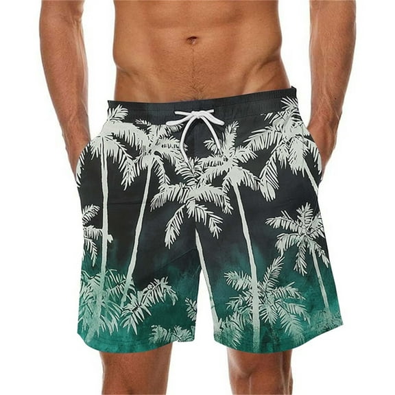 WAENQINLA Men's Quick Dry Swim Trunks Big and Tall Elastic Waist Bathing Suits Summer Drawstring Board Shorts with Pockets,S-5XL