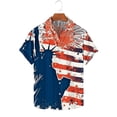 thumbnail image 1 of WAENQINLA Men's Vintage Stars Stripes Shirts American Flag Summer Hawaiian Shirt Big and Tall Short Sleeve Button up Shirts, 1 of 5