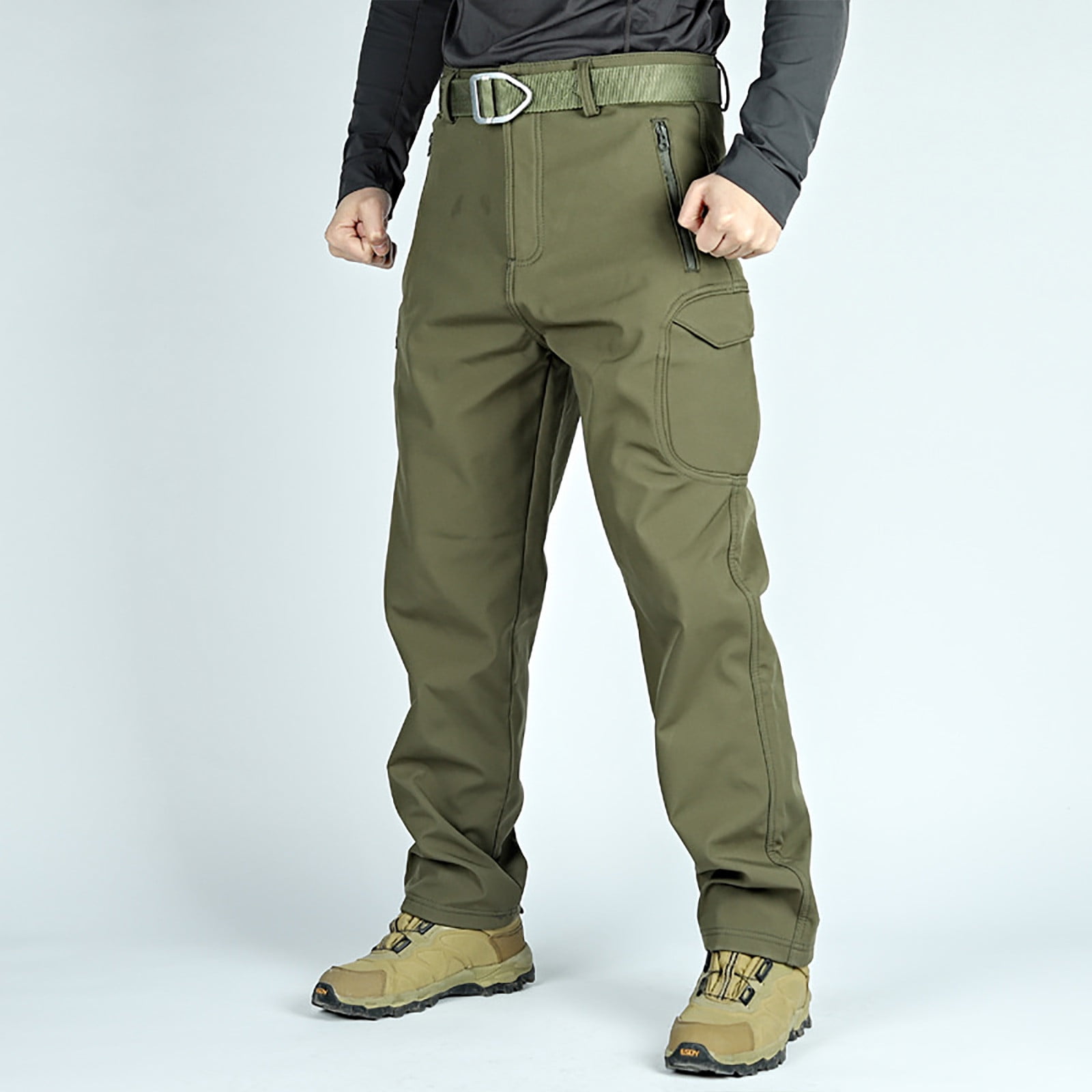 WAENQINLA Mens Cargo Pants Slim Fit Athletic Pants Outdoor Tactical ...
